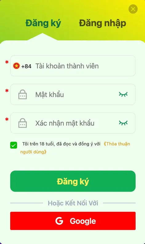 69VIP đăng nhập